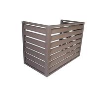 Outdoor Waterproof Garden Box Durable Aluminum Air Conditioner Cover DustProof Plant Shield Strong & Sturdy Ideal for Gardens Balconies Walls Patios (Color: Three)