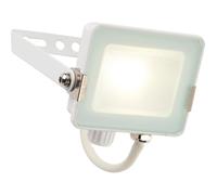 Outdoor Waterproof LED Floodlight - 10W Cool White LED - Matt White