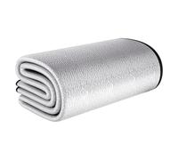 Outdoor Waterproof Pad - Double Sided Aluminum, Foil Insulation Mat, Thermal Heat Reflection Layer, Moisture Resistant Ground Cover Sheet, Lightweight Portable | For Camping Hiking Picnic Beach Travel
