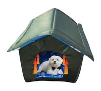 Outdoor Waterproof Pet House,Canvas Pet House | Weatherproof And Insulated Feral Cat, Easy To Put Together, Selfwarming Cat Shelter For Winter