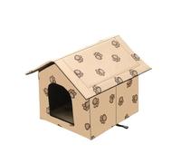 Outdoor Waterproof Pet Warm House with Mat Winter Foldable Removable Washable Cat Dog Shelter Tent for Community Stray Feral Cats