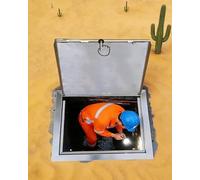 Outdoor Waterproof Recessed Access Panel with Design - Inspect Hatch for Easy Plumbing and Maintenance Access