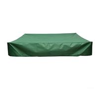 Outdoor Waterproof Sandpit Cover for Children's Toys with Dustproof Oxford Cloth and Secure Tie Ropes (Green 150 * 150 * 20cm)
