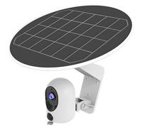 Outdoor Waterproof, Smart Pir Motion Detection, 360° Panoramic View, 4G Compatible, Solar-Powered Wireless Security Camera, 3Mp Hd, Wifi Free