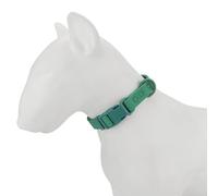 Outdoor Waterproof Soft Comfortable PVC Adjustable Cat Dog Collar Necklace For Beagle Shiba Inu Bulldog,green,M