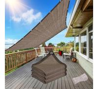 Outdoor Waterproof Sun e Sail Canopy - Brown Breathable e Cloth for Garden Pera Various Sizes 1.5m to 10m - UV Protect Easy Installat