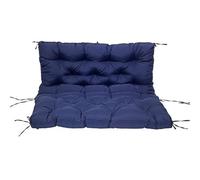 Outdoor Waterproof Swing Cushions,2-3 Seat Porch Bench Cushion Replacement Thick 4" Patio Furniture Cushion with Ties Loveseat Overstuffed Seat Pads for Patio,Porch, Garden,Backyard