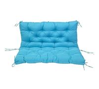 Outdoor Waterproof Swing Cushions,2-3 Seat Porch Bench Cushion Replacement Thick 4" Patio Furniture Cushion with Ties Loveseat Overstuffed Seat Pads for Patio,Porch, Garden,Backyard