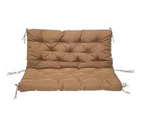 Outdoor Waterproof Swing Cushions,2-3 Seat Porch Bench Cushion Replacement Thick 4" Patio Furniture Cushion with Ties Loveseat Overstuffed Seat Pads for Patio,Porch, Garden,Backyard