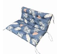Outdoor Waterproof Swing Cushions,2-3 Seat Porch Bench Cushion Replacement Thick 4" Patio Furniture Cushion with Ties Loveseat Overstuffed Seat Pads for Patio,Porch, Garden,Backyard