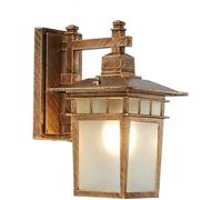 Outdoor Waterproof Wall Light - Antique Bronze Exterior Lantern with Frosted Glass, Vintage Farmhouse Industrial Sconce for Patio & Garage