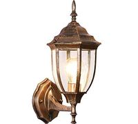 Outdoor Waterproof Wall Light, IP54 Aluminum Exterior Lantern for Garden, Courtyard, Cafes, Bars, Front Doors, E27 Fixture for Illumination and Decor