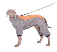 Outdoor Waterproof Windproof Pet Jacket Winter Warm Onesie Labrador French Bulldog German Shepherd Jacket Clothing Soft Comfortable Lightweight Dog Coat Clothing,E,2XL