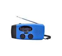 Outdoor Weather Exigency Preparedness Radio Charging 2000mAh Battery Solar Panel Hand Cranked Flashlight For Disaster Hand Cranked Solar Radio With Flashlight