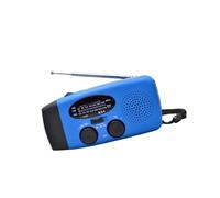 Outdoor Weather Exigency Preparedness Radio Charging 2000mAh Battery Solar Panel Hand Cranked Flashlight For Disaster Hand Cranked Solar Radio With Flashlight