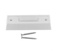 Outdoor Weather Resistant Replacement Light Bell Push Button Wall Mounted Electrical Wired Switch for Home Entrance Abs for Doorbell Lighted with Led Door