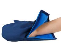Outdoor Wheelchair Gloves Water Resistant Fleece Mittens for Special Needs or Disabilities (Small, Blue)