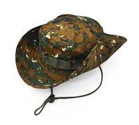 Outdoor Wide Brim Sun Protect Hat, Classic US Combat Army Style Bush Jungle Sun Cap for Fishing Hunting Camping 18