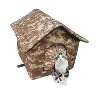 Outdoor Wild Cat House | Isolated Wild Cat Shelter | Insulated Shelter Outside Wild Cat House With Household, Cold For Strays And Ferals