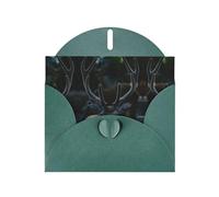Outdoor Wildlife Deer Antler Greetings Single Cards With Envelopes,Greeting Cards Thinking Of You, Encouragement Cards
