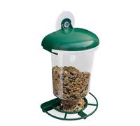 Outdoor Wildlife Feeders, Automatic Distribution Finch Feeding Bowl, Suction Cup Bird Feeder for Balcony Garden Window, Heavy Duty Container, Accessories