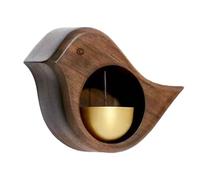 Outdoor Wind Carillon - Merchant Sitting | Merchant Bell for Door Opening, Wooden Merchant Bell for Garden and Home, Refrigerator Magnets on Entry Alert