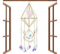 Outdoor Wind Chimes, Decorative Crystal Sun Catcher Pendant, Window Decoration with Sun Catcher Effect - For Balcony, Patio, Garden, Party, Living Room, Bedroom