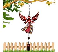 Outdoor Wind Chimes, Memorial Wind Chime, Loud Comforting Sound Sun Catcher Keepsake Figure With Wings for Porch Yard Funeral Home Courtyard Spring Patio Balcony
