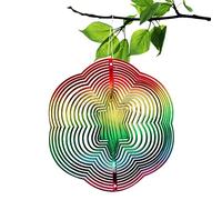 Outdoor Wind Spinner | Wind Spinners | Hexagon Bird Repelling Wind Spinner,Reflective Wind Spinners Sun Catchers for Indoor Outdoor Garden Decoration Crafts, Hanging Art Ornaments