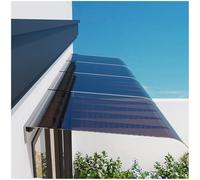 Outdoor Window Awning Canopy - 16" 20" Depth Rain Shelter for Porch & Patio -Front Door Awning Protects from Sun & Rain Multiple