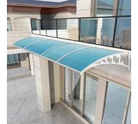 Outdoor Window Awning Canopy UV Protection Front Door Cover Rain Shelter for Patio 24"x87" Sunshade with Curved BracketsRoofing Canopies for Home