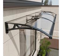 Outdoor Window Awning Canopy - UV & Rain Protection for Doors, Anti-Falling Object Design, Exterior Drainage System, Front Door Cover for All Weather Conditions