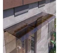 Outdoor Window Canopy, UV & Rain Protection, Clear Polycarbonate Cover for Patio/Veranda, 50 x 100 cm, Overhang Shield for Weather Resistance