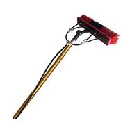 Outdoor Window Cleaning Pole, Water Fed Telescopic Brush Water Fed Pole Kit With Hose Spray, Water Fed Telescopic Cleaner Brush,Cleaning Photovoltaic,3.6M/12Ft