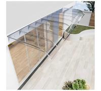 Outdoor Window Rain Shelter Cover,Awning for Door Entrance,Invisible Front Door Canopy,Awnings for Patio,Window Awning,Transparent Canopy, Silent Invisible Rain Shelter,Clear,40x120cm/16''x47''