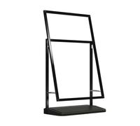 Outdoor Windproof A Frame Sign Holder for Business Advertising, Sidewalk Display Stand, Pavement Billboard for Office, Restaurant
