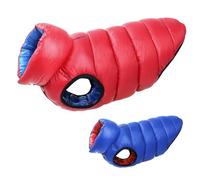 Outdoor Windproof Waterproof Reversible Winter Warm Cold-Proof Snow Dog Jacket For Bulldogs Sheepdogs Labradors,Red,L