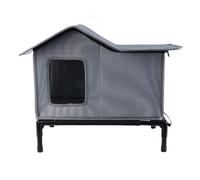 Outdoor Winter Cat Bed | Animal Shelter with Raised Base - Foldable Thermal Bed for Indoors, Suitable for Garden, Terrace, Balcony, Garage Home, Indoor Rabbits, Kittens, Animals