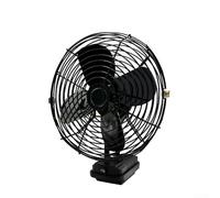 Outdoor Wireless Camping Fan 8 Inch with Strong Wind, Copper Motor, Dual Speed Reversible Airflow and Metal Fan Blades Compatible with For Dayi A3/2106 Battery (With battery holder)