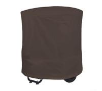 Outdoor Wood Chipper Shredder Cover Waterproof Protection for Garden Equipment 85x110cm Heavy Duty All Weather Storage Cover for Leaf Mulcher Machine(coffee)