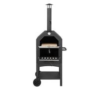 Outdoor Wood Fired Pizza Oven with Pizza Stone, Pizza Peel, Grill Rack, for Backyard and Camping,Outdoor Pizza Oven Wood Fired, Patio Portable Pizza Maker Cooking Grill