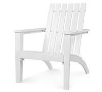 Outdoor Wooden Adirondack Chair Patio Backyard Lounge Armchair