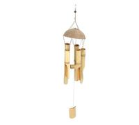 Outdoor Wooden Bamboo Wind Chimes Hanging Garden Decorations Can Be Hung in The Courtyard Porch and Backyard Indoor and Outdoor Decorations