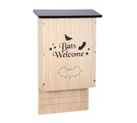 Outdoor Wooden Bat House. Garden Decoration.