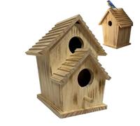 Outdoor Wooden Bird House Yard Sparrow House
