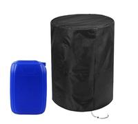 Outdoor Wooden Bucket Protective Cover - Waterproof & Sun-Protection Shield | Patio Bucket Leaf & Dust Protector With Drawstring For Garden Planters & Water Features (1 Piece)