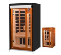 Outdoor wooden deck - waterproof cover 193 x 110 x 102 cm, protection against dust and UV, wind proof cover | Stable cover is a saunas in the