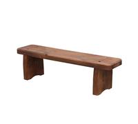 Outdoor Wooden Garden Bench Backless Patio Chair All Weather Front Porch Seating Versatile Wood Entrance Chaise Perfect for Indoor & Outdoor Use (150 * 20 * 35cm)