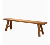 Outdoor Wooden Garden Bench Sturdy Construction Patio Furniture for 3+ People 300kg Weight Capacity Perfect for Veranda Park Yard Home (180x26x45 cm)