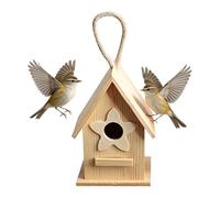 Outdoor Wooden Shelter for Reproduction Shelter for Garden Courtyard Balcony Tree Trunk Inseparable Sparrows Conuri Cockatiels